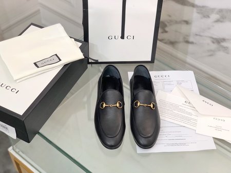 Gucci Horsebit Brixton sheepskin loafers