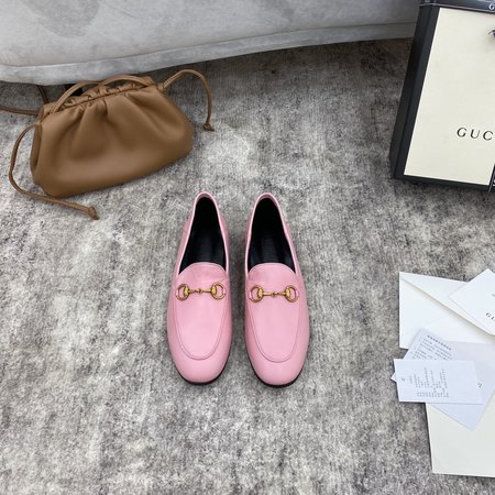 Gucci Brixton leather horsebit loafers