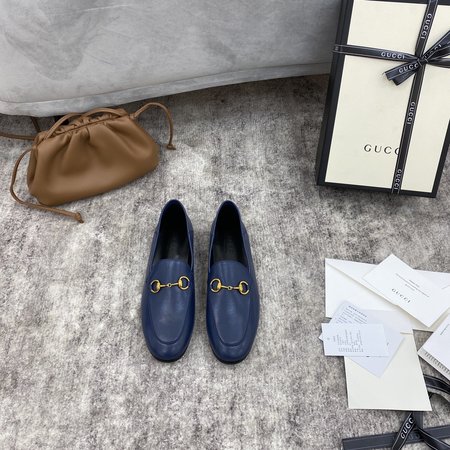 Gucci Brixton leather horsebit loafers