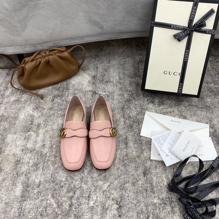 Gucci GG calfskin loafers