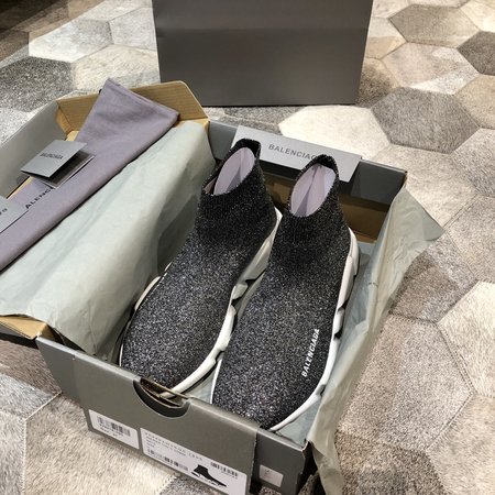 Balenciaga Classic series knitted sock boots