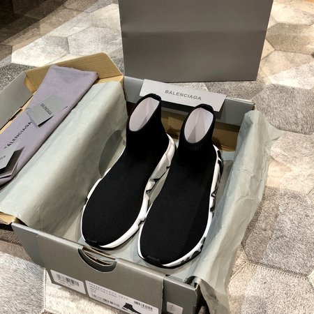 Balenciaga Classic series knitted sock boots