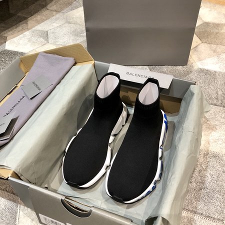 Balenciaga Classic series knitted sock boots