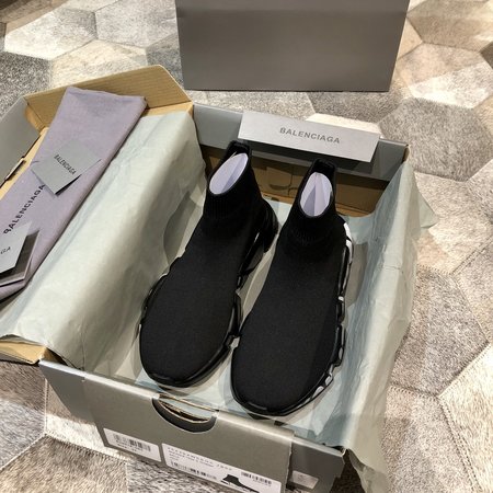 Balenciaga Classic series knitted sock boots