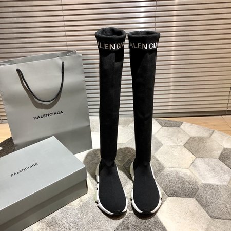 Balenciaga Classic series knitted sock boots