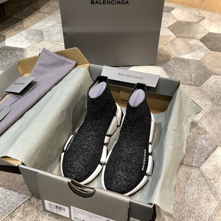 Balenciaga Classic series knitted sock boots