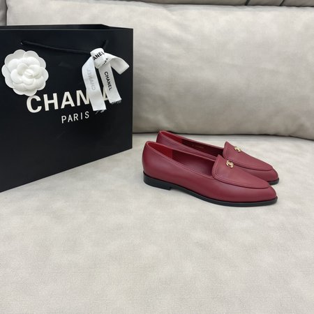 Chanel Vintage women s shoes small leather shoes cowhide lining sheepskin