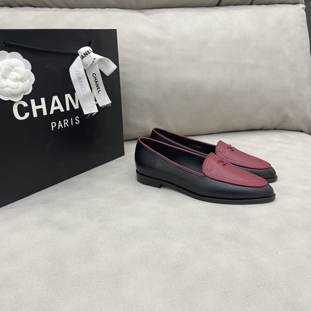 Chanel Vintage women s shoes small leather shoes cowhide lining sheepskin