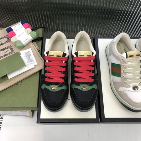 Gucci Screener casual sneakers embroidered GG