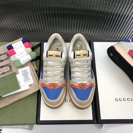 Gucci Screener casual sneakers embroidered GG