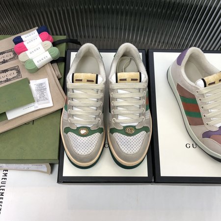 Gucci Screener casual sneakers embroidered GG