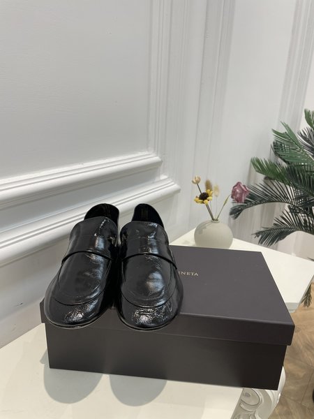 Bottega Veneta BV butter leather loafers