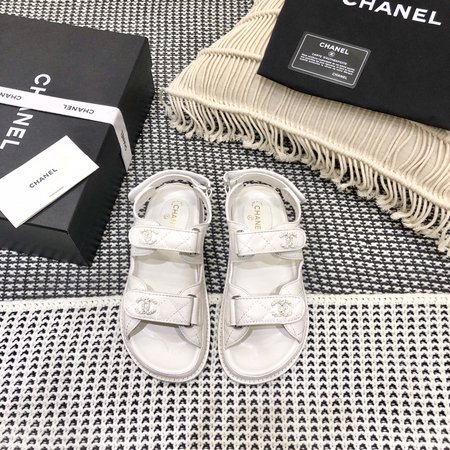 Chanel Velcro sandals