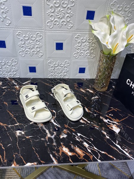 Chanel Velcro sandals new