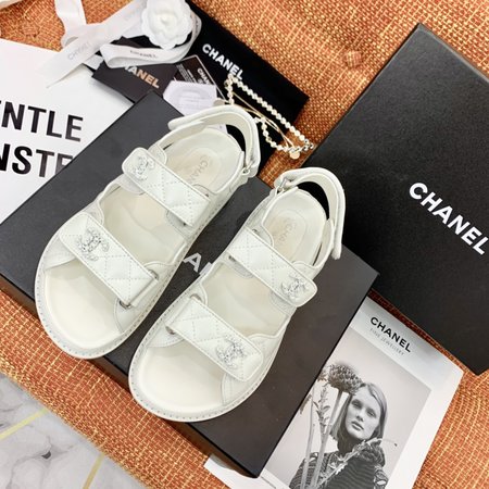 Chanel Velcro sandals