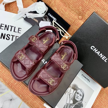 Chanel Velcro sandals