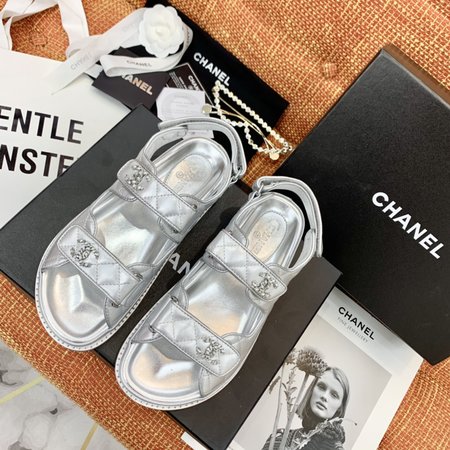 Chanel Velcro sandals