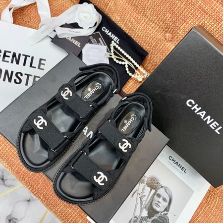 Chanel Velcro sandals