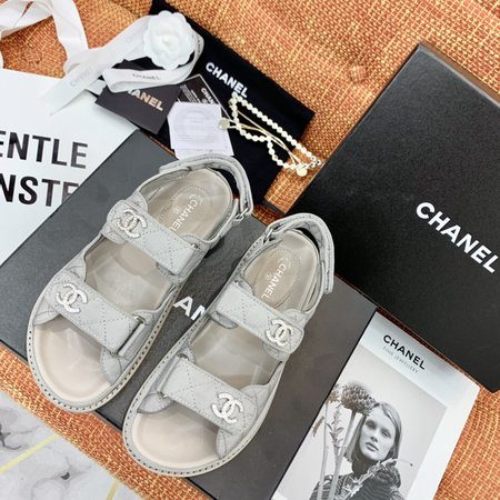 Chanel Velcro sandals