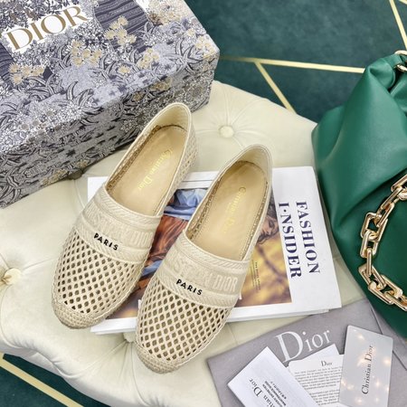 Dior Oblique embroidery Espadrilles