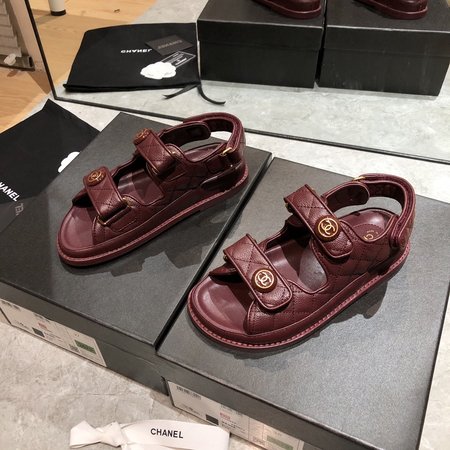 Chanel Velcro sandals