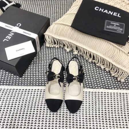 Chanel bow shoes