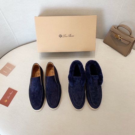 LP Suede Cashmere Loafers