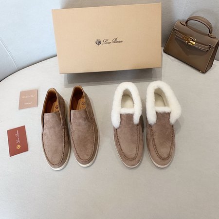 LP Suede Cashmere Loafers