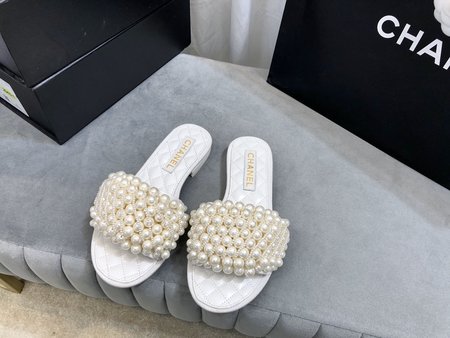 Chanel Pearl sandals are all hand-stitched