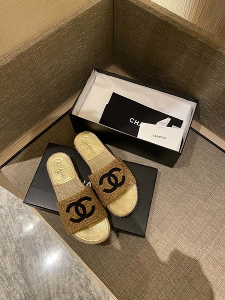 Chanel Drill nail slippers Espardrilles
