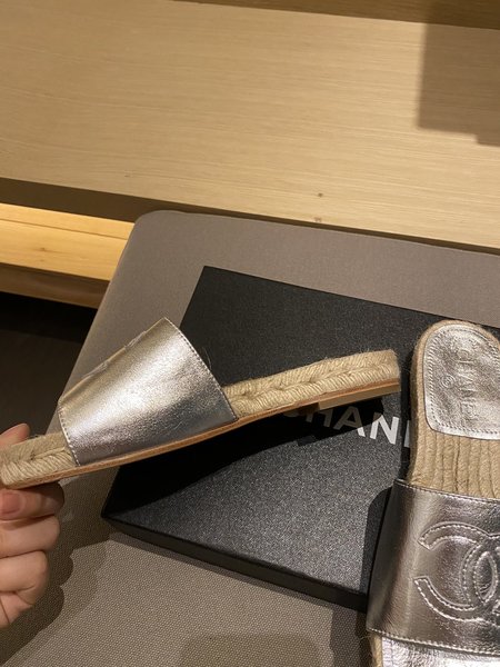 Chanel Drill nail slippers Espardrilles