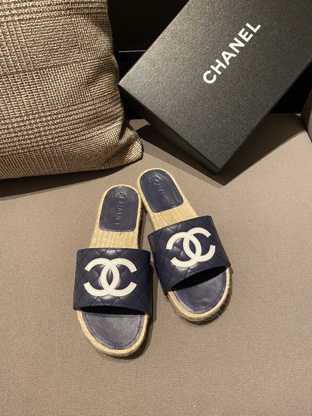 Chanel Drill nail slippers Espardrilles