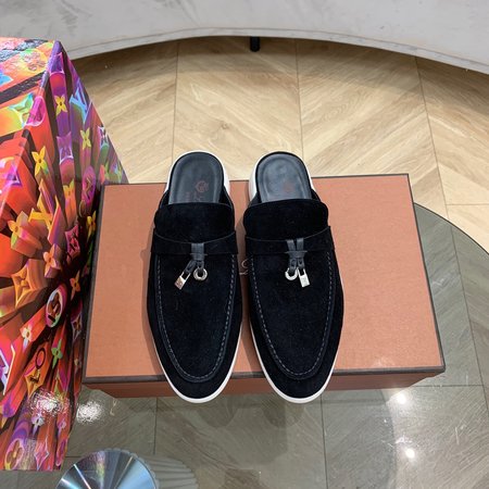 LP Suede Cashmere Loafers