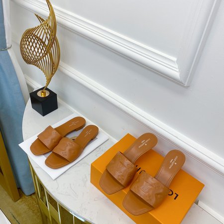 Louis Vuitton low heel slippers LV