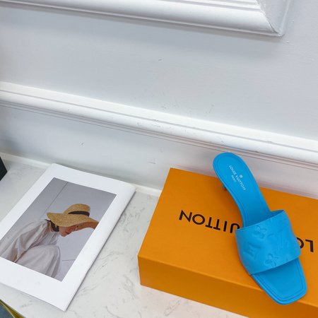 Louis Vuitton low heel slippers LV