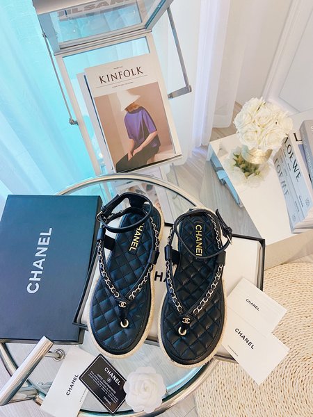 Chanel Flip-Flop Sandals