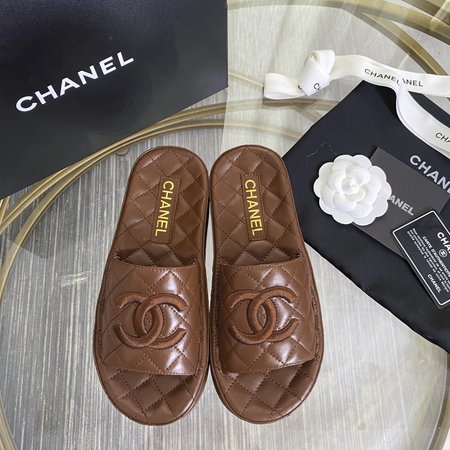 Chanel Slippers soft sheepskin