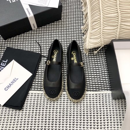 Chanel Mary Jane lace embroidery