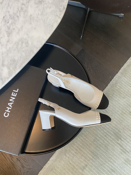 Chanel Pearl sheepskin leather outsole