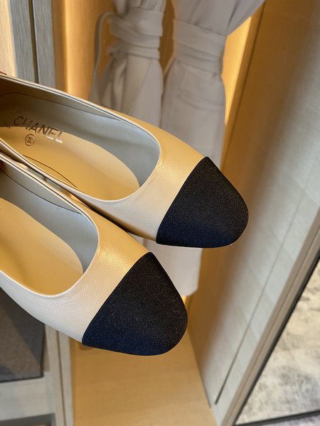 Chanel High heels cowhide velvet leather outsole heel height 6.5cm