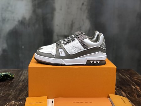 Louis Vuitton Canvas platform shoes LOGO