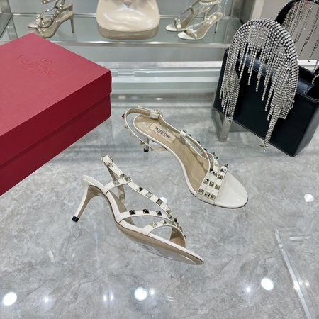 Valentino Cowhide sandals with heel height 6.5cm/8cm