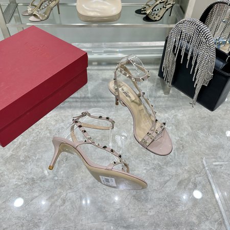 Valentino Cowhide sandals with heel height 6.5cm/8cm