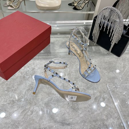 Valentino Cowhide sandals with heel height 6.5cm/8cm