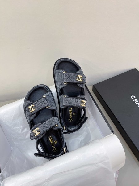 Chanel Velcro sandals