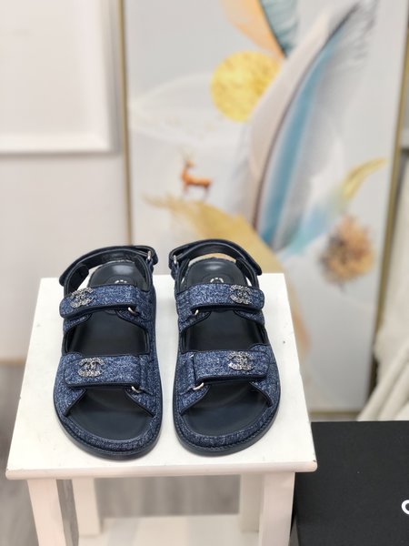 Chanel Velcro sandals