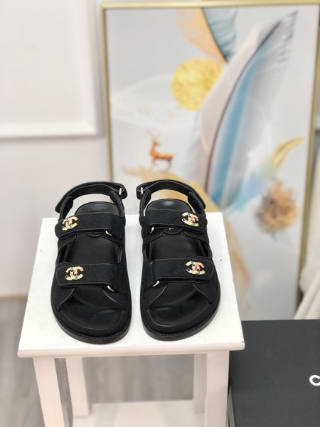 Chanel Velcro sandals