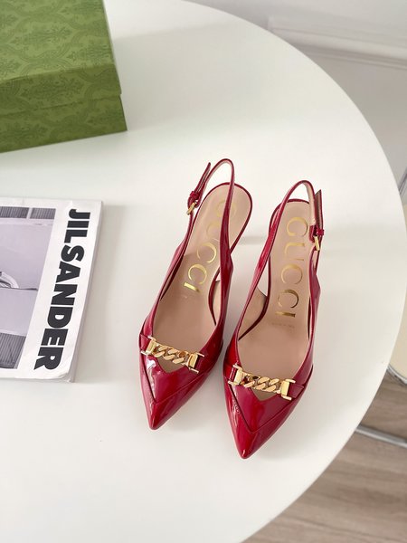 Gucci Lambskin metal chain