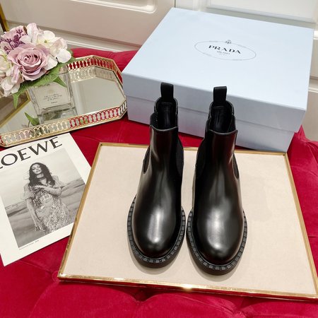 Prada Thick-soled short boots sole thickness 3cm