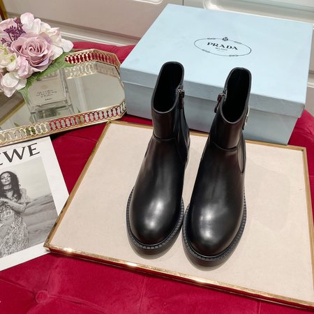Prada Triangle Logo Boots